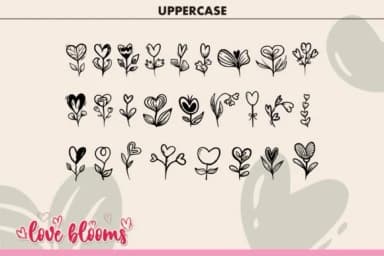 Love Blooms by onoborgol — Dingbats Font — thumbnail 2