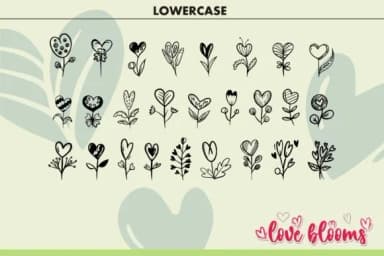 Love Blooms by onoborgol — Dingbats Font — thumbnail 3