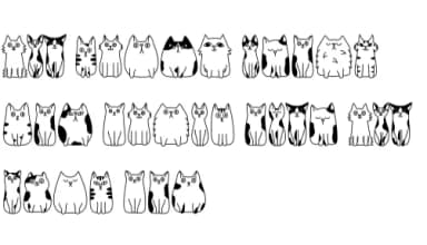 Love Cat by Chonada — Dingbats Font — thumbnail 8