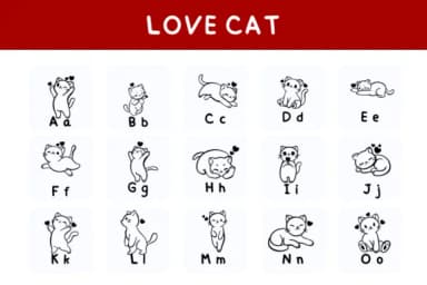 Love Cat by Bee piyanuch — Dingbats Font — thumbnail 6