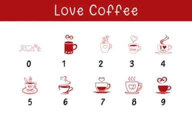 Love Coffee by Pui Art — Dingbats Font — thumbnail 4