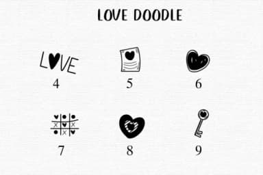 Love Doodle by Nongyao — Dingbats Font — thumbnail 4