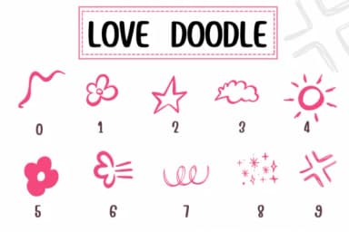 Love Doodle by PraewDesigns — Dingbats Font — thumbnail 4