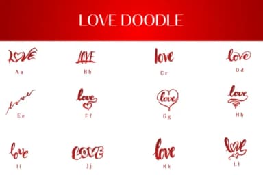 Love Doodle by Heartcraft Atelier — Dingbats Font — thumbnail 2