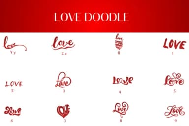 Love Doodle by Heartcraft Atelier — Dingbats Font — thumbnail 4