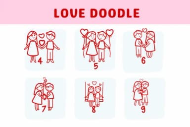 Love Doodle by Nun Sukhwan — Dingbats Font — thumbnail 4