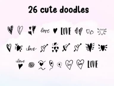Love Doodles by citaletter — Dingbats Font — thumbnail 2