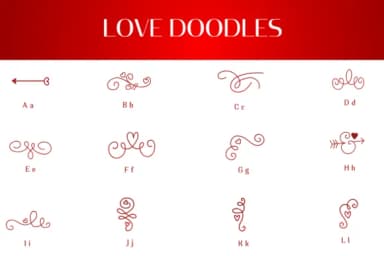 Love Doodles by Heartcraft Atelier — Dingbats Font — thumbnail 2