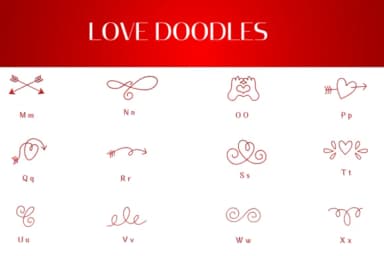 Love Doodles by Heartcraft Atelier — Dingbats Font — thumbnail 3