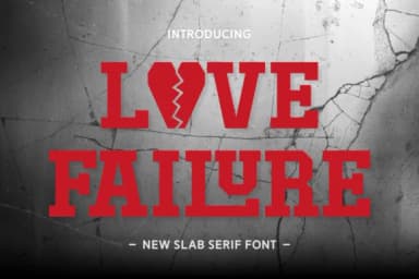 Love Failure by Wankriss — Slab Serif Font — thumbnail 1