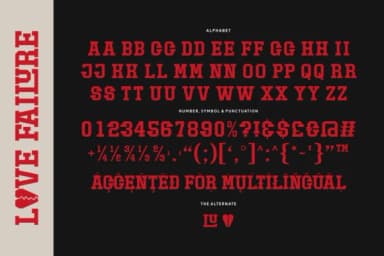 Love Failure by Wankriss — Slab Serif Font — thumbnail 5