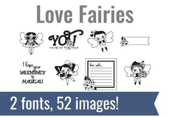 Love Fairies Dingbats by Illustration Ink — Dingbats Font