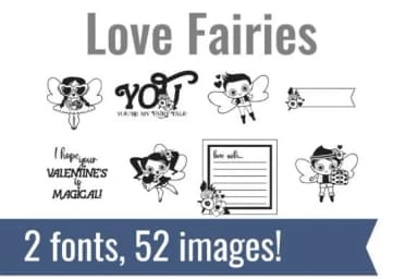 Love Fairies Dingbats by Illustration Ink — Dingbats Font — thumbnail 1