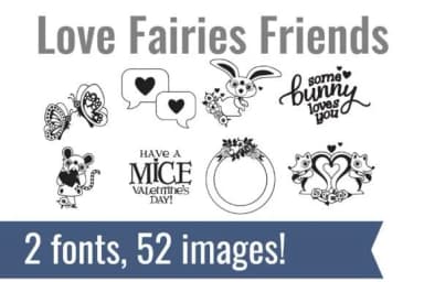 Love Fairies Dingbats by Illustration Ink — Dingbats Font — thumbnail 2