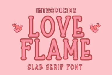 Love Flame by CraftedType Studio — Slab Serif Font — thumbnail 1