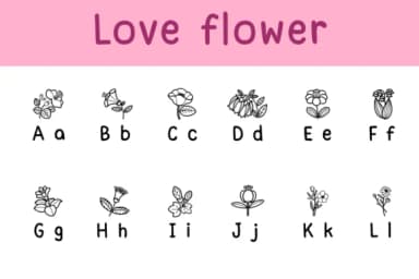 Love Flower by Chonada — Dingbats Font — thumbnail 2
