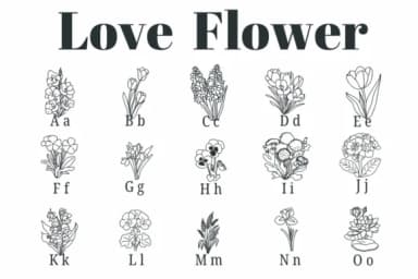 Love Flower by Suphitchaya — Dingbats Font — thumbnail 2