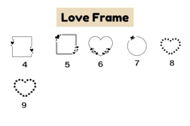 Love Frame by Nun Sukhwan — Dingbats Font — thumbnail 8