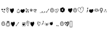 Love Heart by Foam-Design Store — Dingbats Font — thumbnail 5