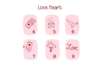 Love Heart by Pui Art — Dingbats Font — thumbnail 4