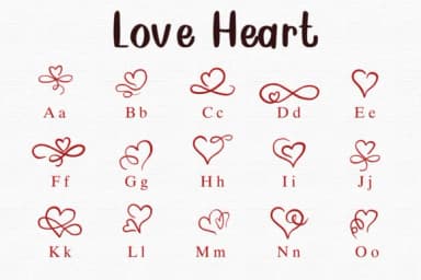 Love Heart by Nongyao — Dingbats Font — thumbnail 2