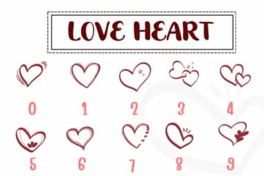 Love Heart by PraewDesigns — Dingbats Font — thumbnail 4