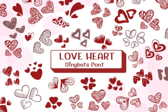 Love Heart by Ketsarin — Dingbats Font