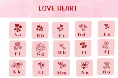 Love Heart by Ketsarin — Dingbats Font — thumbnail 2
