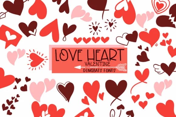 Love Heart Valentine by Sirinart — Dingbats Font