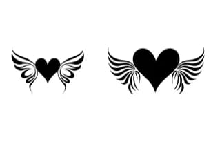 Love Heart &amp; Wing by MOMAT THIRTYONE — Dingbats Font — thumbnail 5