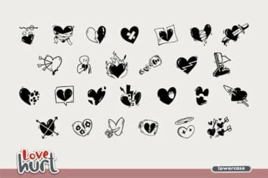 Love Hurt by onoborgol — Dingbats Font — thumbnail 3