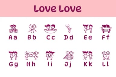 Love Love by Chonada — Dingbats Font — thumbnail 2