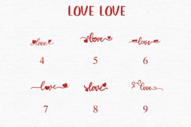 Love Love by Nongyao — Dingbats Font — thumbnail 3