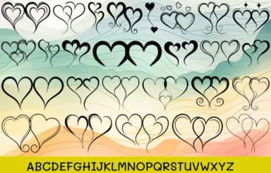 Love Love by MOMAT THIRTYONE — Dingbats Font — thumbnail 2