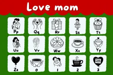 Love Mom by Natchuta — Dingbats Font — thumbnail 3