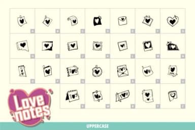 Love Notes by onoborgol — Dingbats Font — thumbnail 2