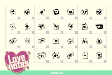 Love Notes by onoborgol — Dingbats Font — thumbnail 3