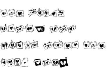 Love Notes by onoborgol — Dingbats Font — thumbnail 7
