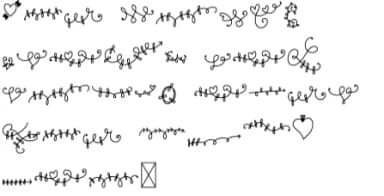 Love Ornaments by goodigital — Dingbats Font — thumbnail 5