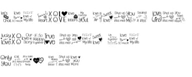 Love Quotes by Mary Kay's Magic — Dingbats Font — thumbnail 5