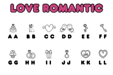 Love Romantic by Chonada — Dingbats Font — thumbnail 2