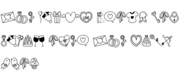 Love Romantic by Chonada — Dingbats Font — thumbnail 8