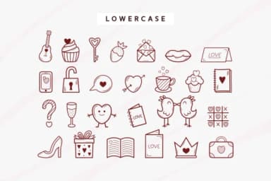 Love Seeds by Dito (7NTypes) — Dingbats Font — thumbnail 3