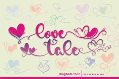 Love Tale by onoborgol — Dingbats Font — thumbnail 1