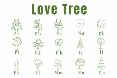 Love Tree by Suphitchaya — Dingbats Font — thumbnail 2