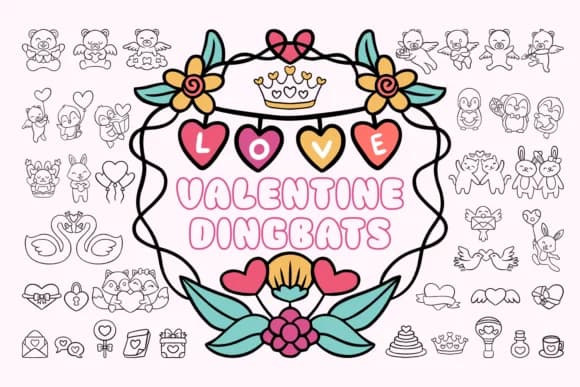 Love Valentine by Situjuh — Dingbats Font