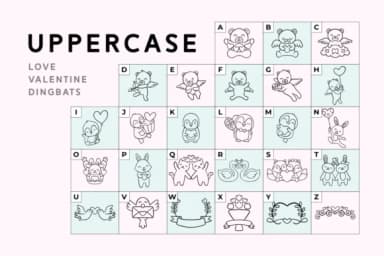 Love Valentine by Situjuh — Dingbats Font — thumbnail 2