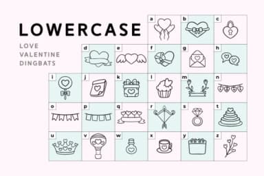 Love Valentine by Situjuh — Dingbats Font — thumbnail 3