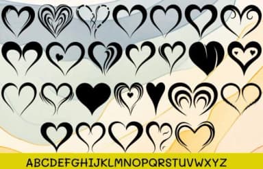 Love Valentine by MOMAT THIRTYONE — Dingbats Font — thumbnail 2