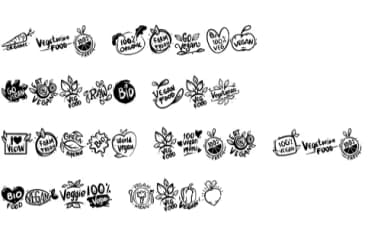 Love Vegan by onoborgol — Dingbats Font — thumbnail 7